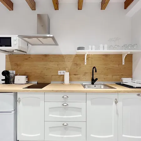 Apartment Encantador Vigas De Madera